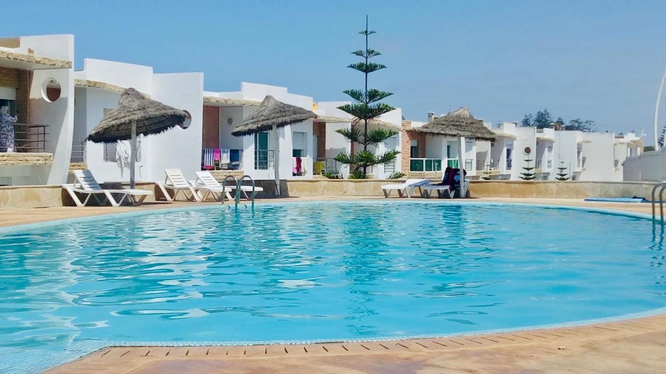 Splendid Beachfront Villa In Sidi Bouzid Beach With Pool Douar Ourlali Экстерьер фото